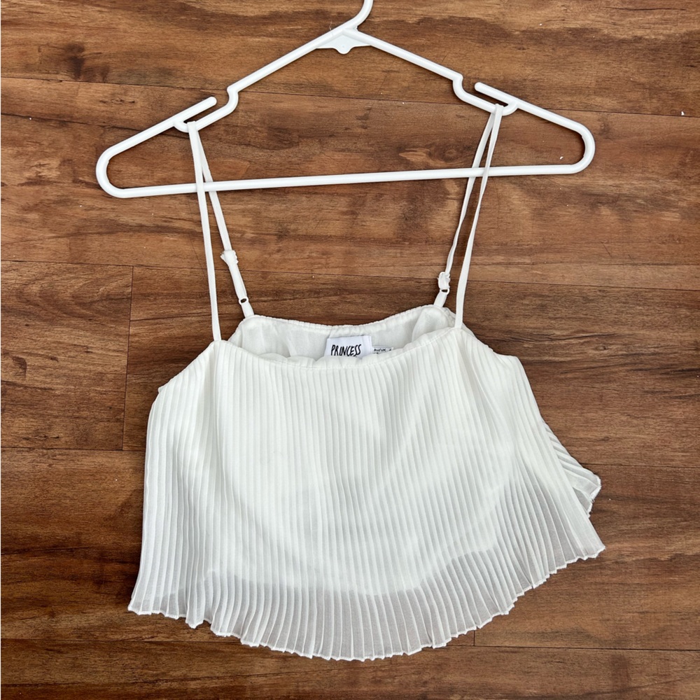 Princess Polly Arrowhead Top white